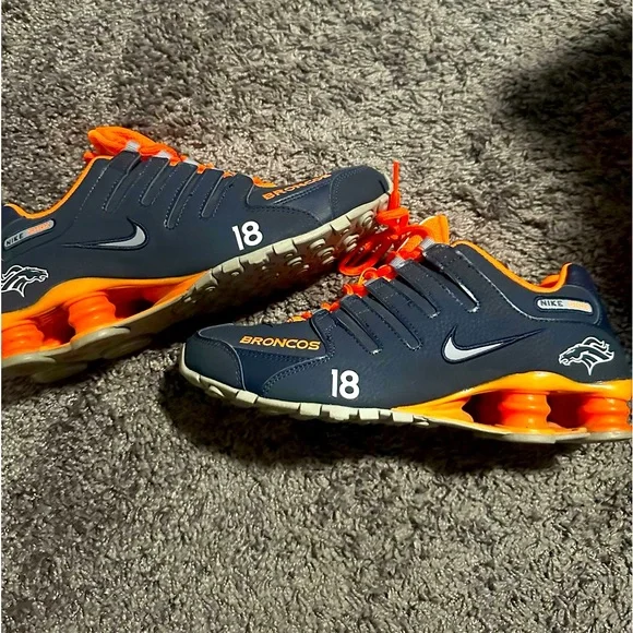 Nike | Shoes | Denver Broncos Rare Nike Shox | Poshmark